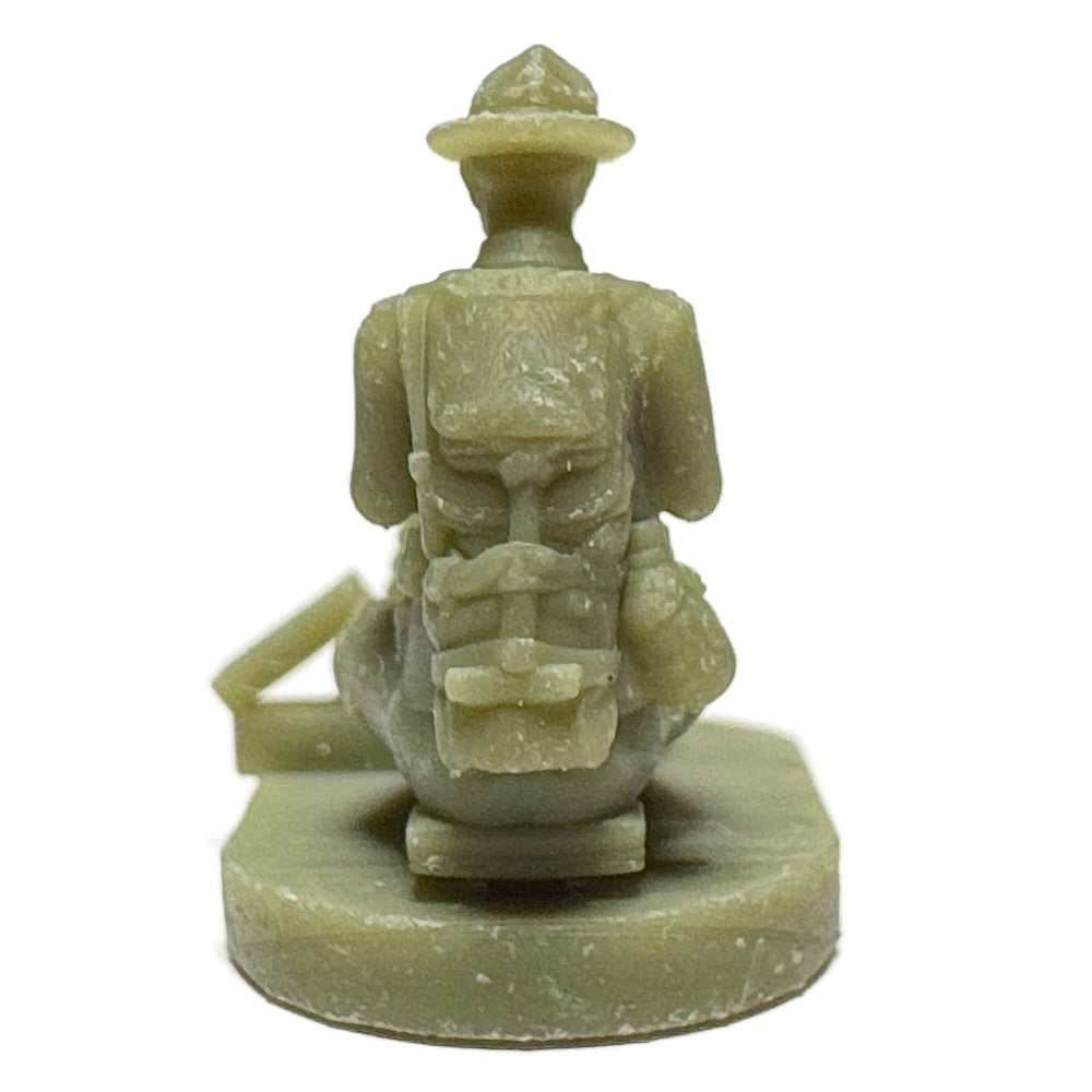 WW1 U.S. Soldier w/Heavy Machine Gun (3D Printed) x5