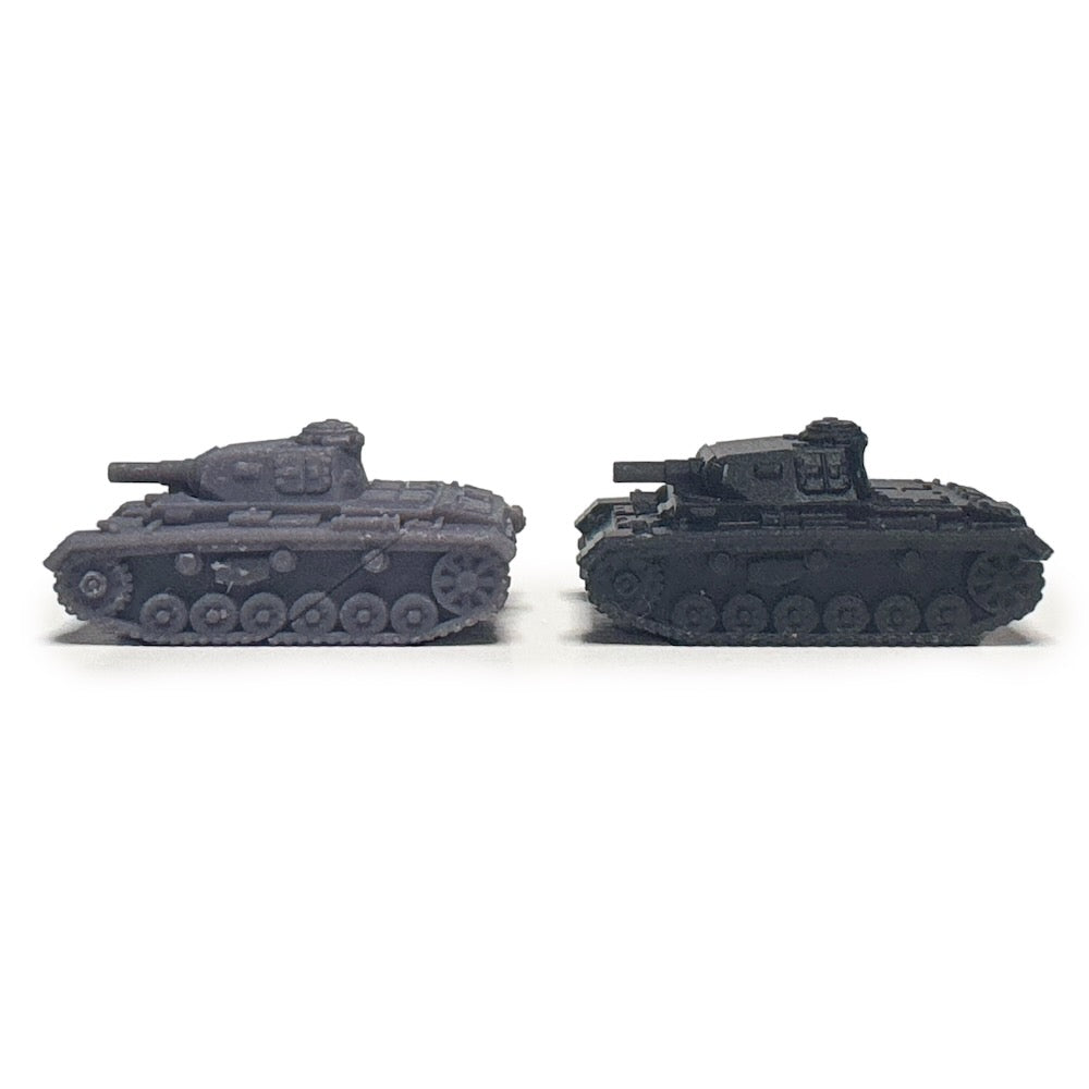 Panzer III F Medium Tank 3D Printed) x5