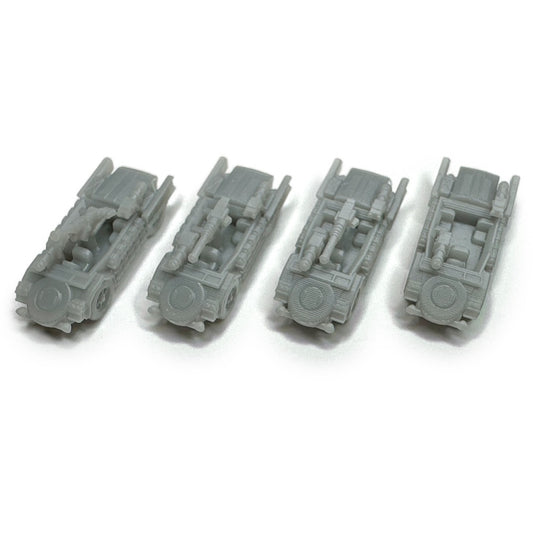 Italian SPA-Viberti AS.42 Recon Vehicle (3D Printed) x5