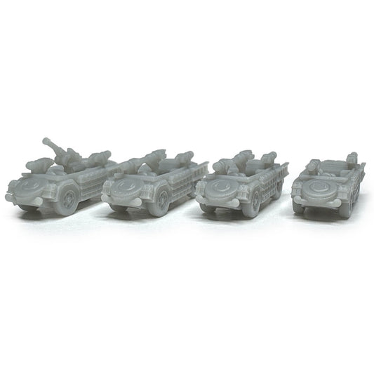 Italian SPA-Viberti AS.42 Recon Vehicle (3D Printed) x5