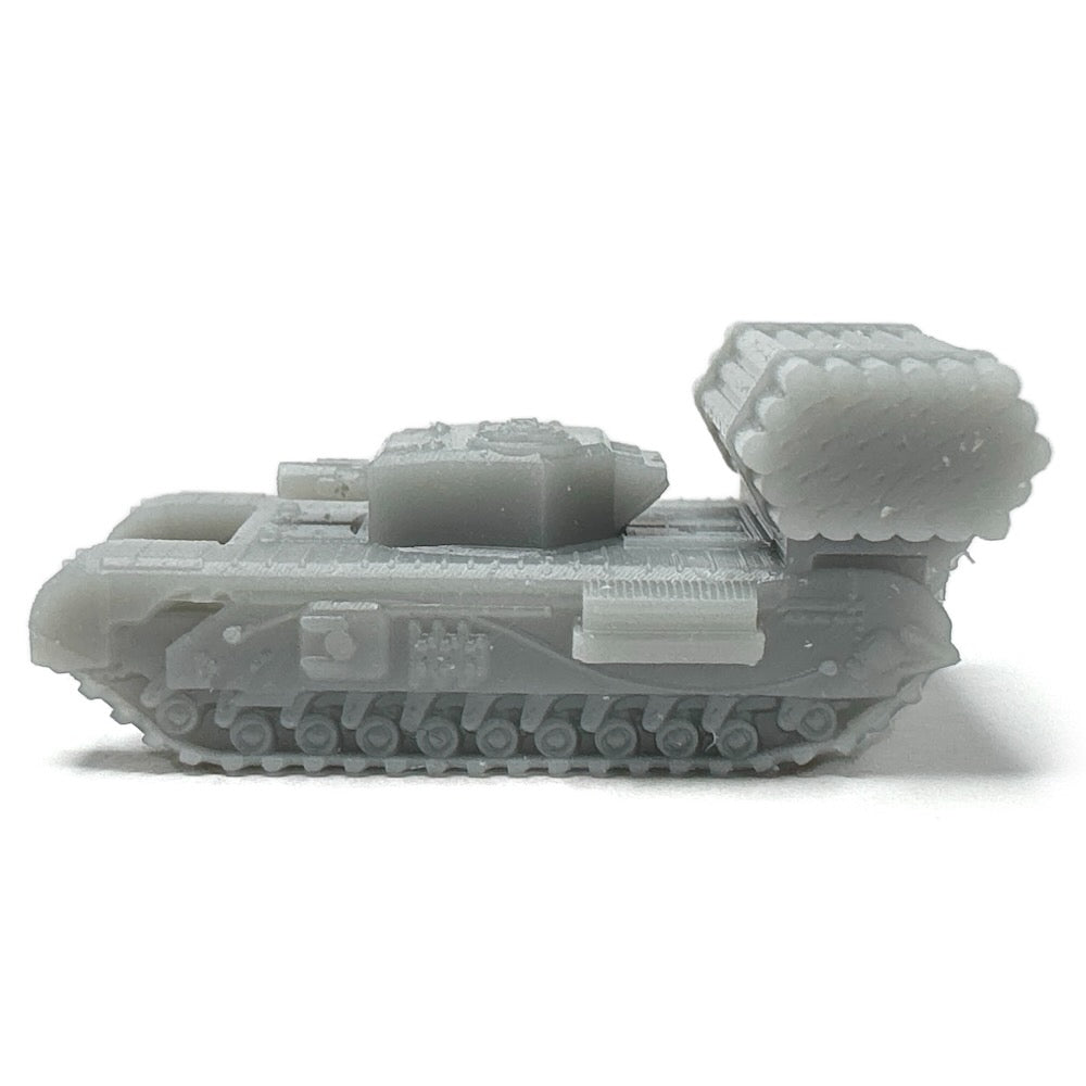 U.K. Churchill Heavy Tank- AVRE Fascine (3D Printed) x5