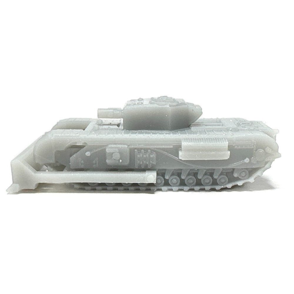 U.K. Churchill Heavy Tank- AVRE Petard-Dozer (3D Printed) x5