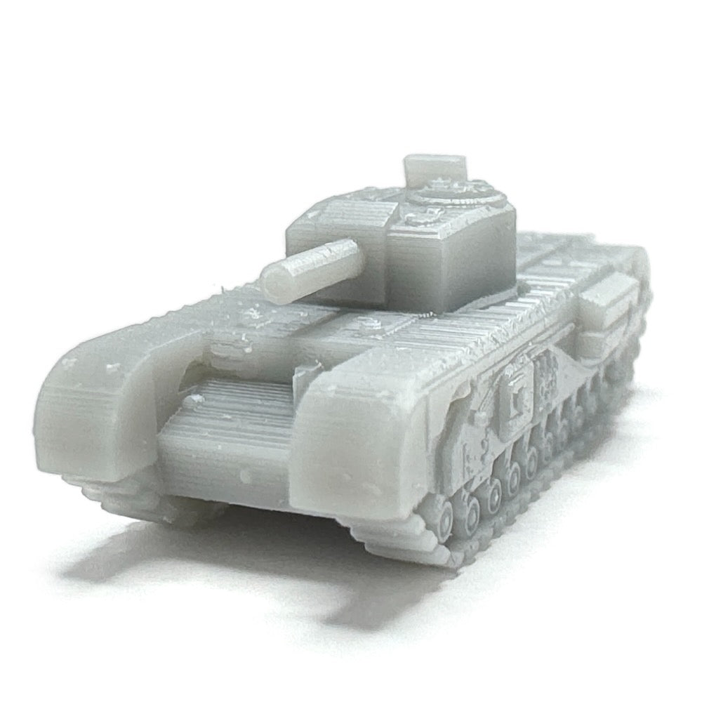 U.K. Churchill Heavy Tank- AVRE Aggie Mortar (3D Printed) x5