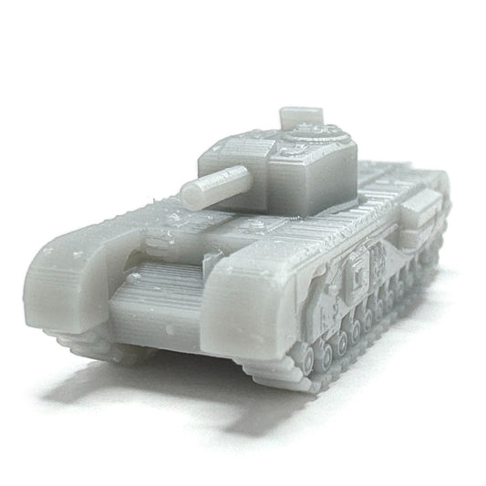 U.K. Churchill Heavy Tank- AVRE Aggie Mortar (3D Printed) x5