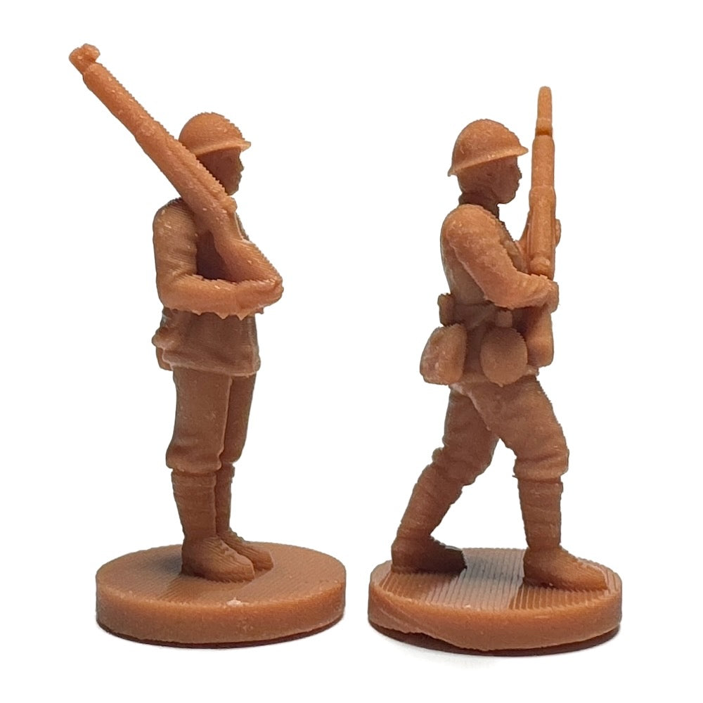 Japanese Militia/Soldier WWII (3D Printed) x5