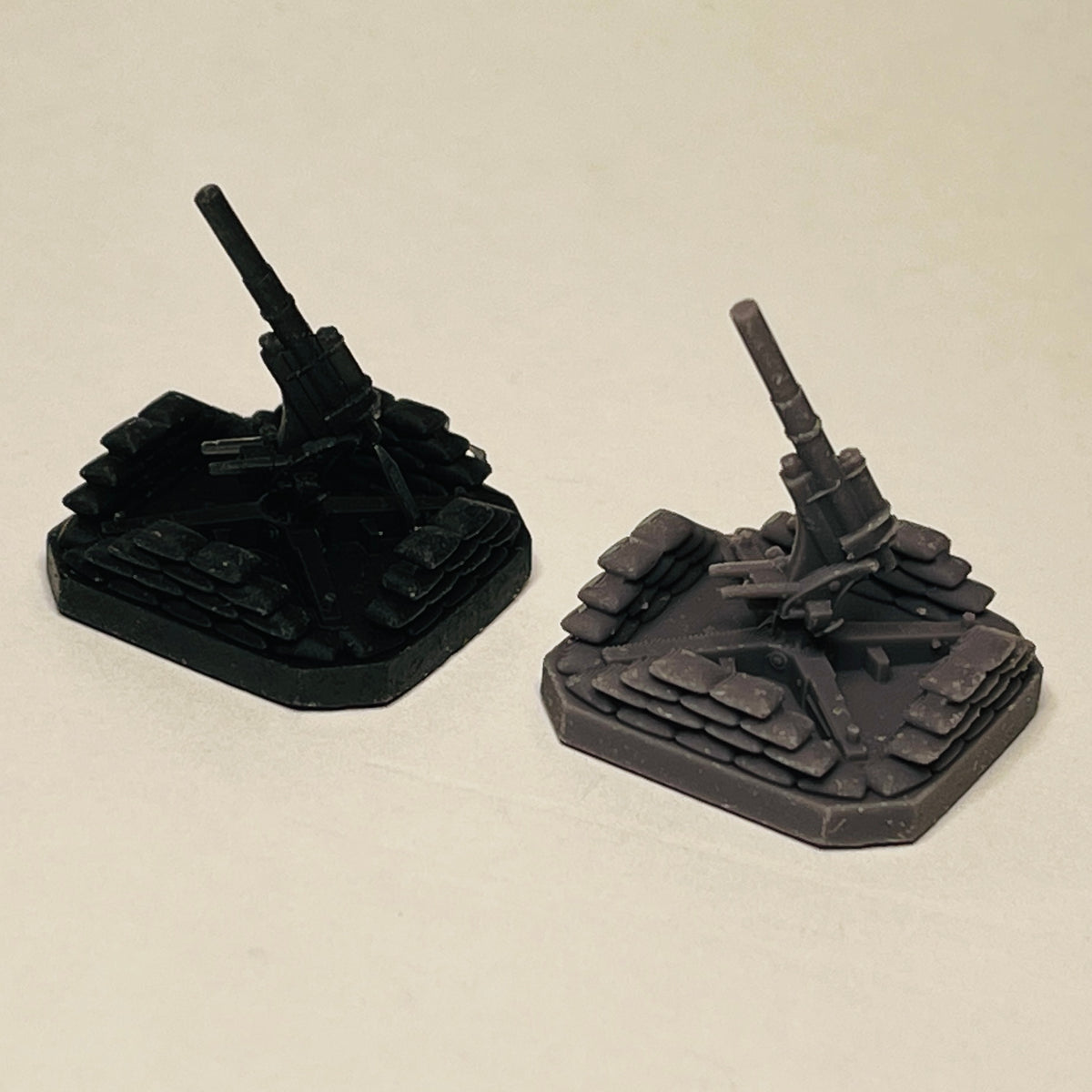 Flak 36 88mm Anti -aircraft Gun w/Sandbags (3D Printed) x5