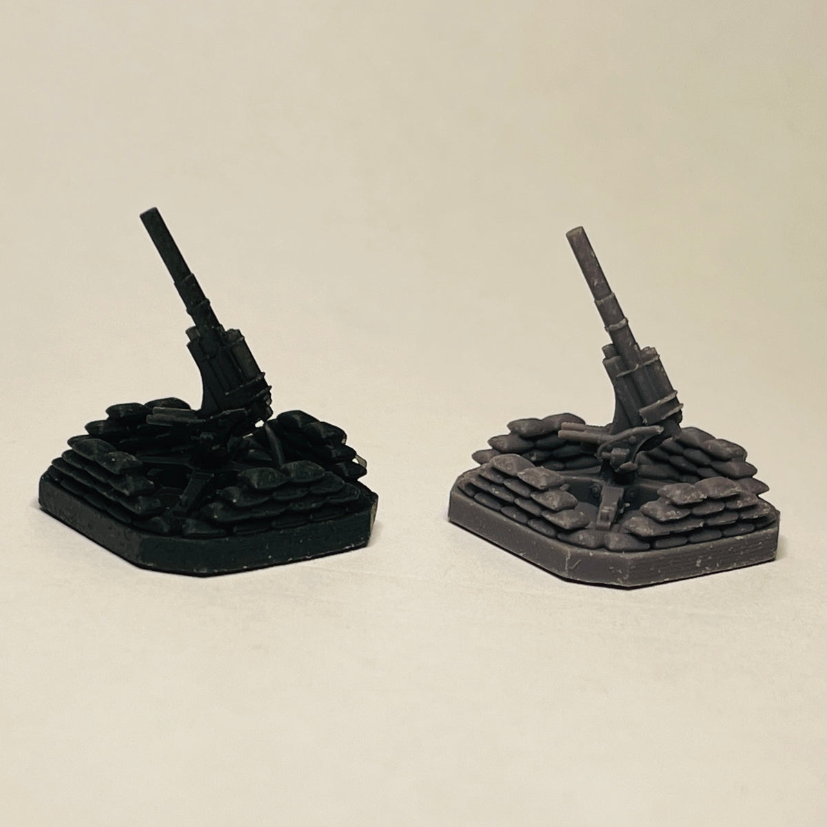 Flak 36 88mm Anti -aircraft Gun w/Sandbags (3D Printed) x5