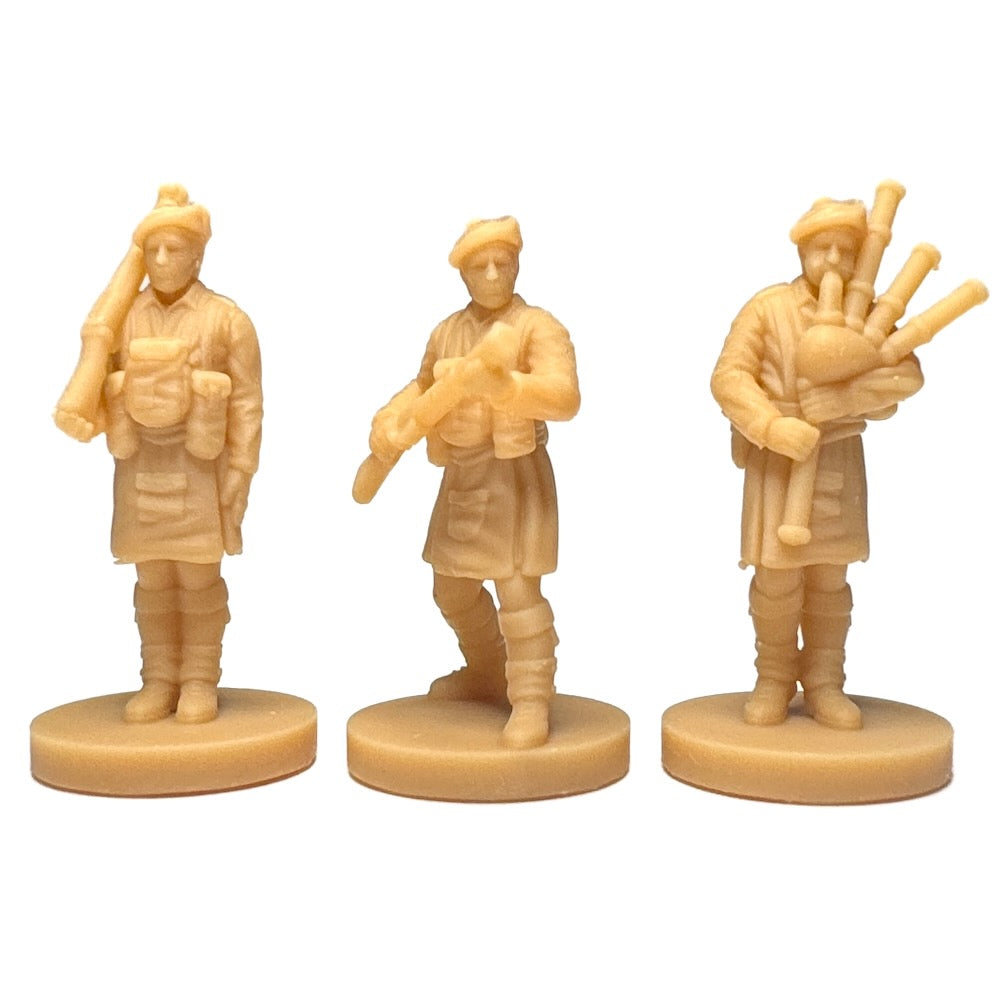Scottish WWII Soldier (3D Printed) x5