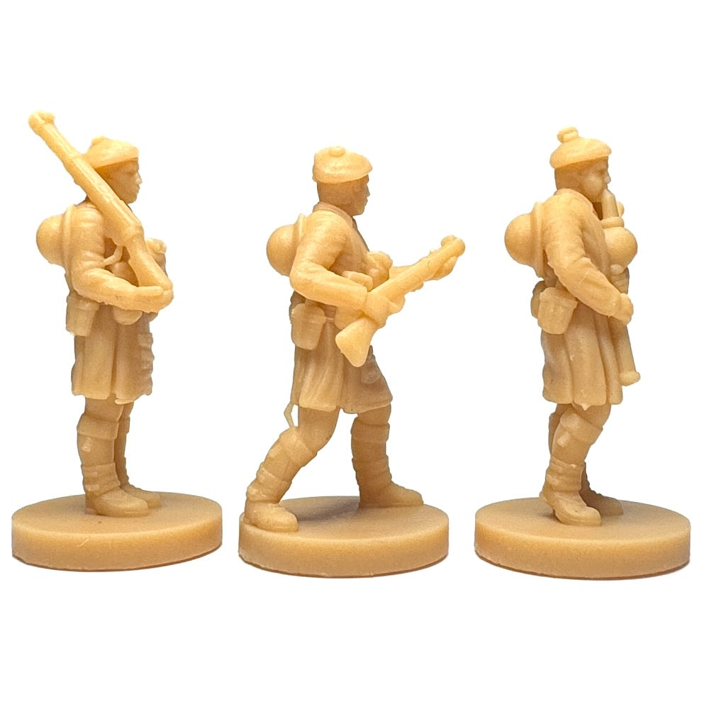 Scottish WWII Soldier (3D Printed) x5