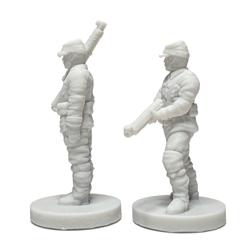 C.S.A. Soldier WWII (3D Printed) x5