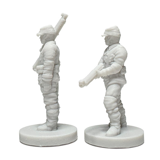 C.S.A. Soldier WWII (3D Printed) x5