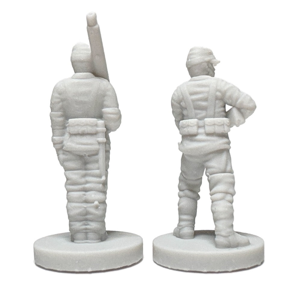 C.S.A. Soldier WWII (3D Printed) x5