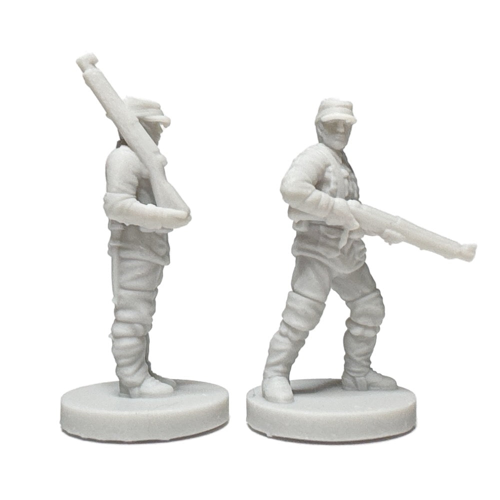 C.S.A. Soldier WWII (3D Printed) x5