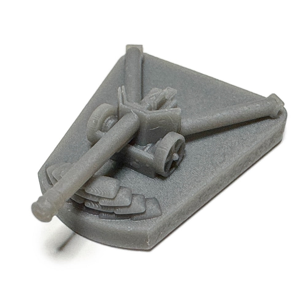 Pak-40 Anti -tank Gun w/Sandbags (3D Printed) x5