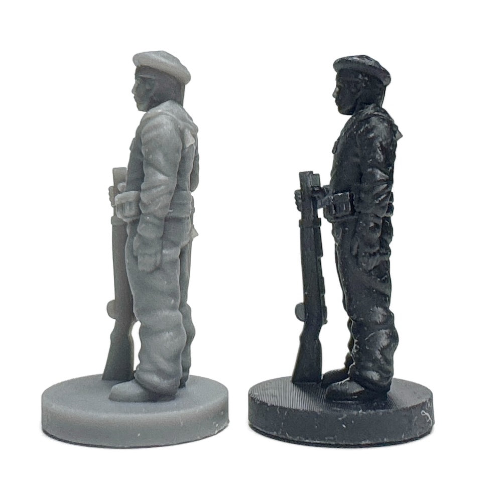 German Naval Infantry WWII (3D Printed) x5