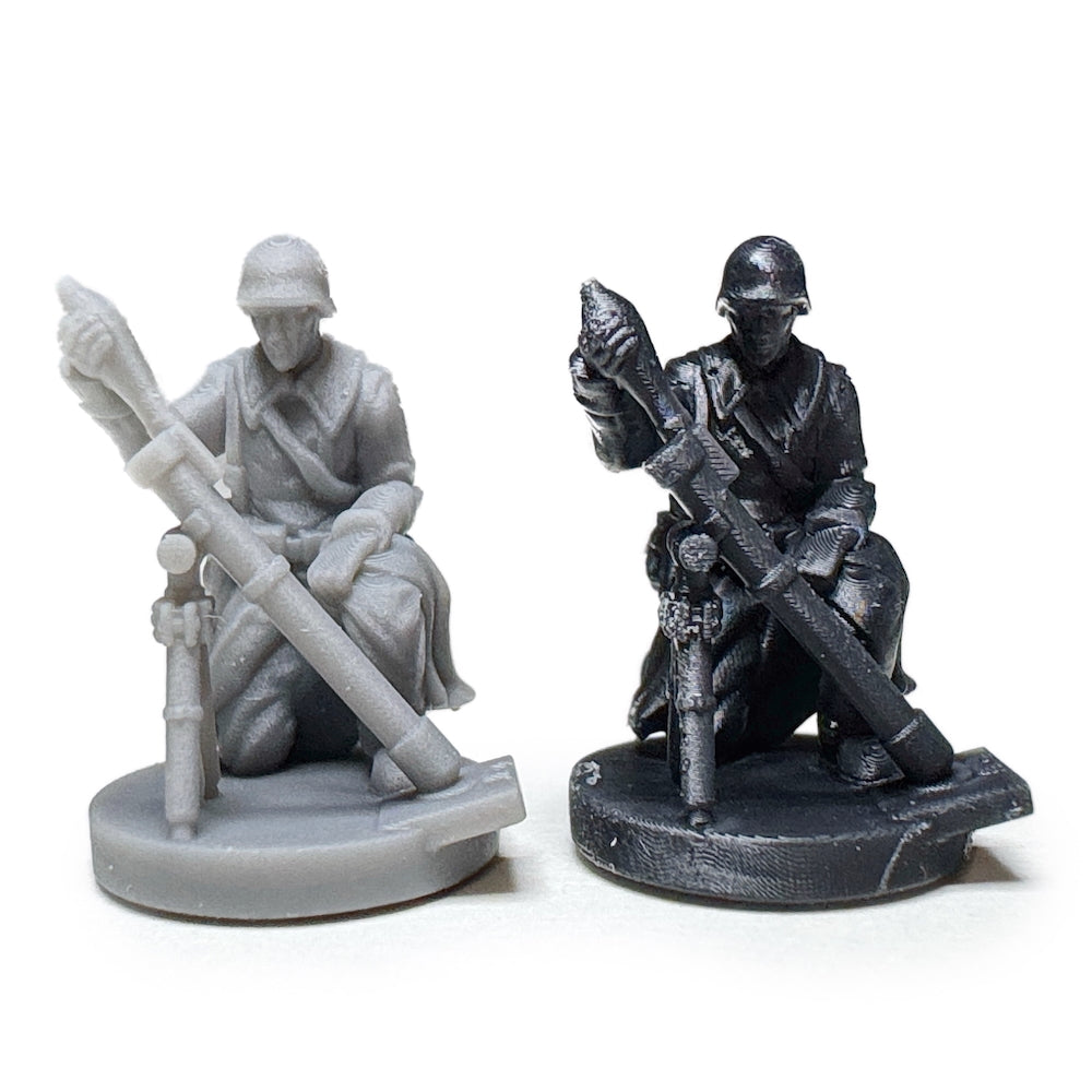 German Mortar Team WWII (3D Printed) x5