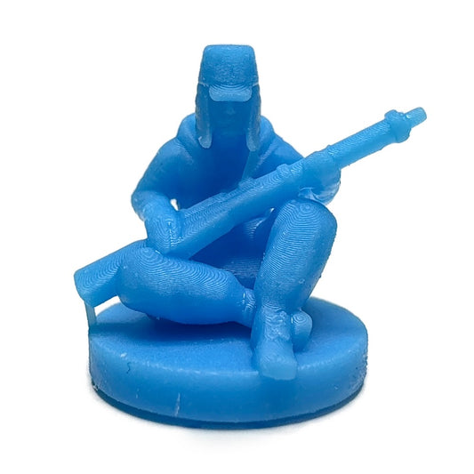 WWII Finnish Sniper Sitting (3D Printed) x5