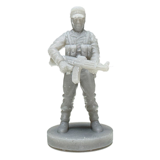German Soldier w/MG Ardennes WWII (3D Printed) x5
