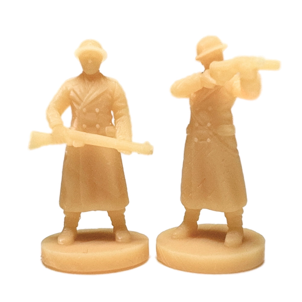 UK Infantry - Greatcoat (3D Printed) x5