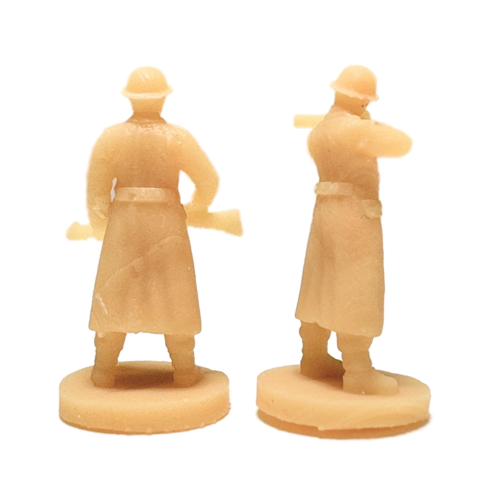 UK Infantry - Greatcoat (3D Printed) x5