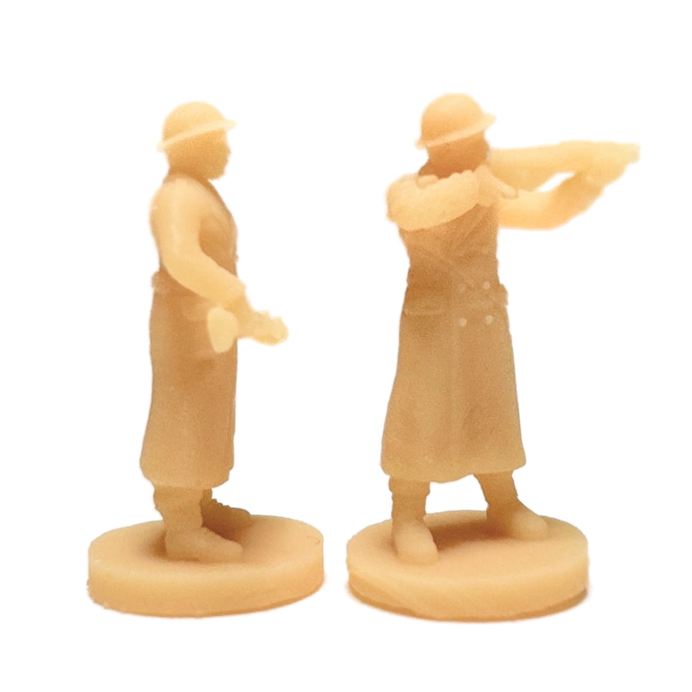 UK Infantry - Greatcoat (3D Printed) x5