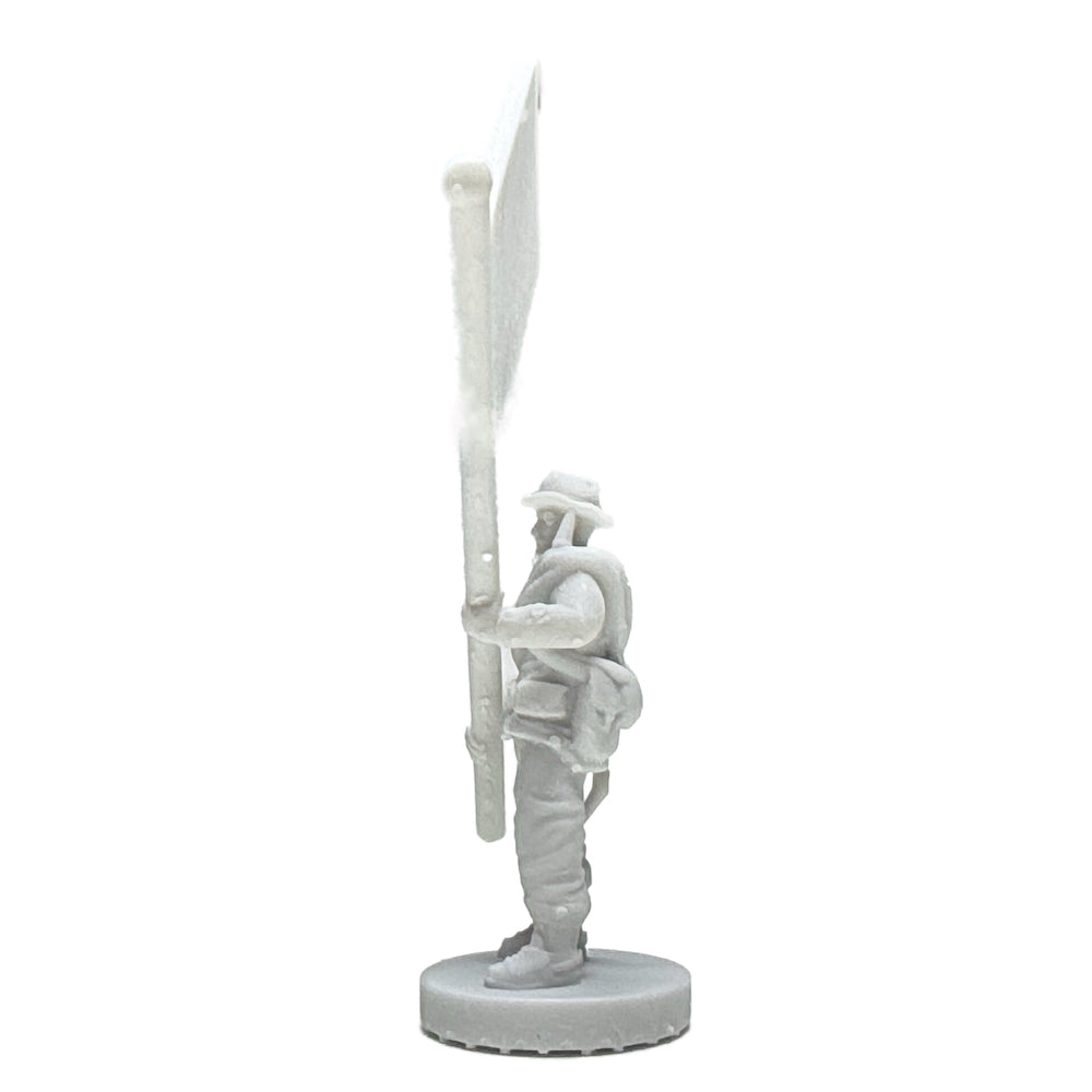 Civil War Confederate Flag Carrier (3D Printed) x5