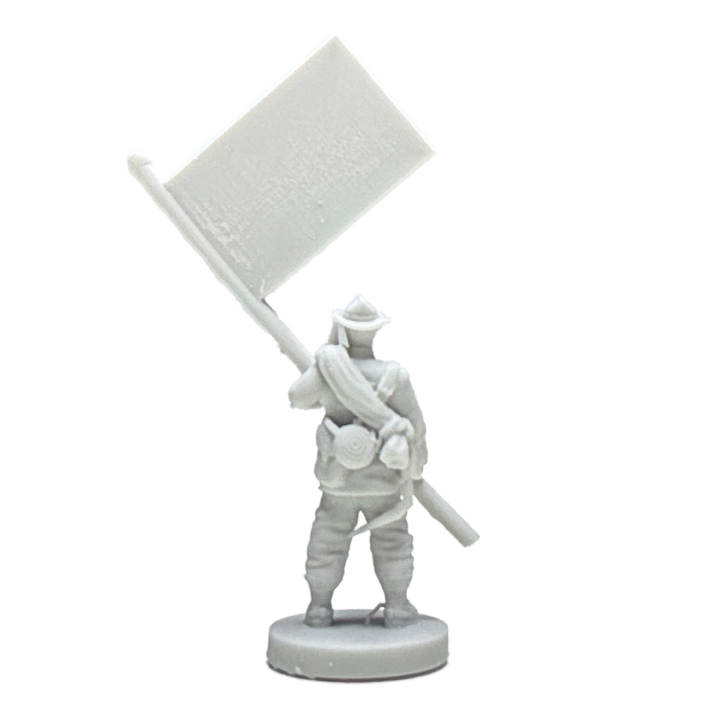 Civil War Confederate Flag Carrier (3D Printed) x5