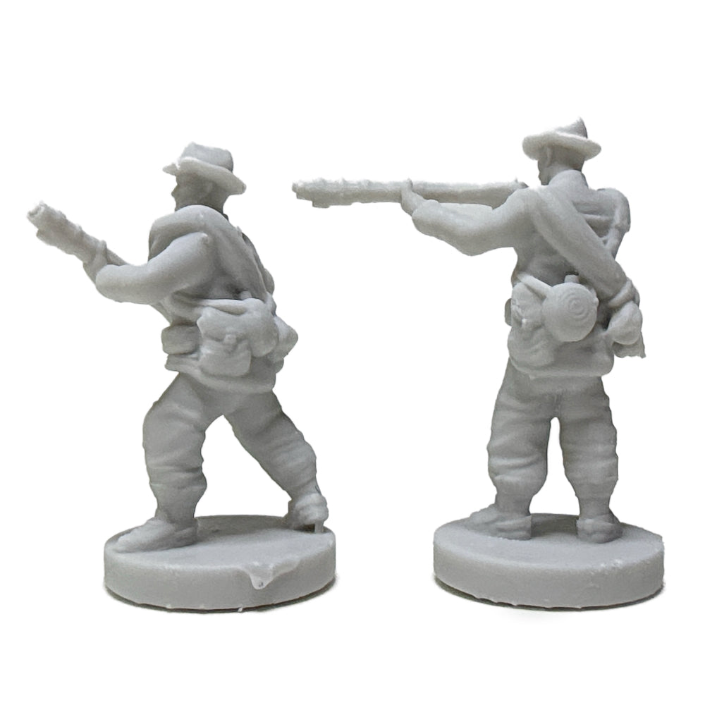 Civil War Confederate Soldier (3D Printed) x5