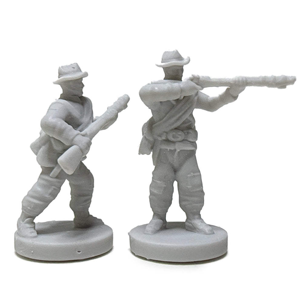 Civil War Confederate Soldier (3D Printed) x5