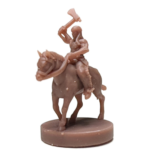 Civil War Indian on Horse w/Tomahawk (3D Printed) x5