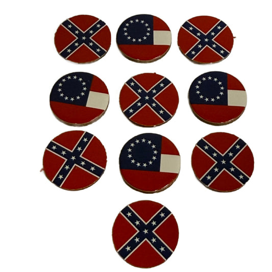 CSA (1861-1865) Flag (10/Set)