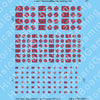 Decal Sheet, CSA Battle Flag (1863-65)