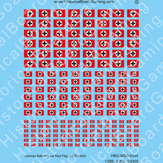 German Balkenkreuz Red Flag (1935-1945)
