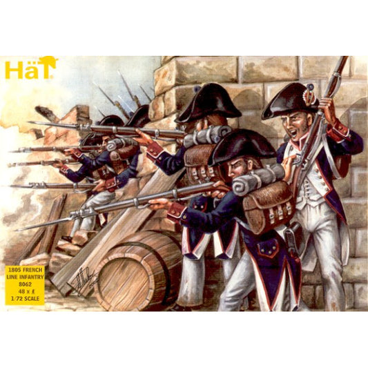 1/72 Napoleonic 1805 French Line Infantry (48) (Hat)