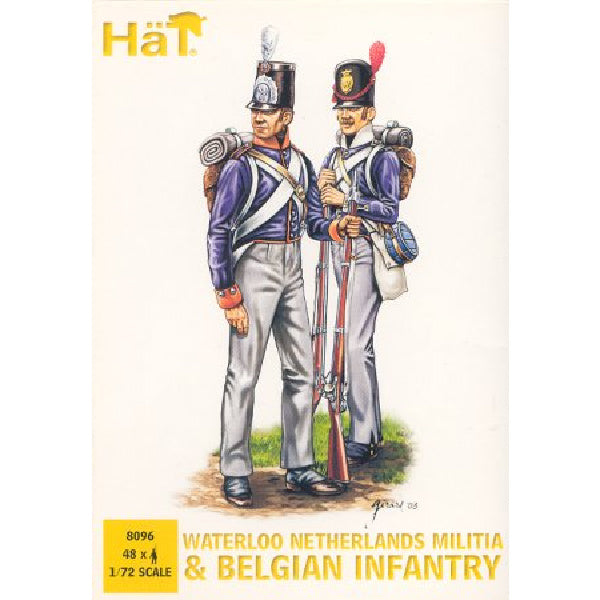 1/72 Waterloo Netherlands Militia & Belgian Infantry (48) (Hat)