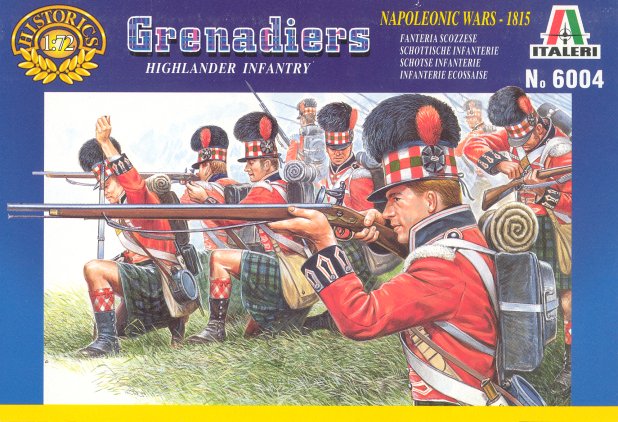 1/72 Napoleonic War: Highlander Infantry Box (Italeri)