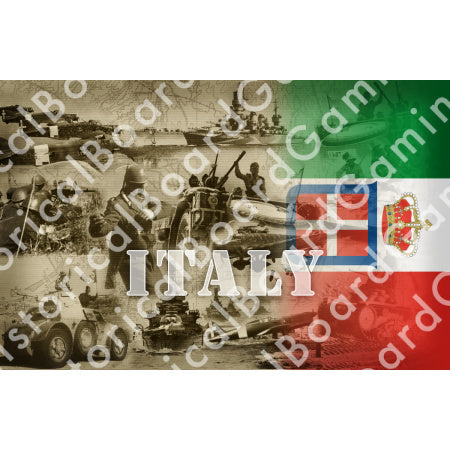 HBG Battle Labels-Italy B w/ Flag