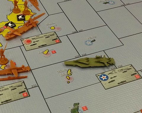 "Nimitz in Time" (Nimitz Carrier/F-14s)" 3D Printed