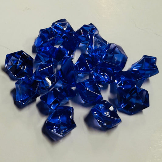 Acrylic Amethyst Gem (20 Piece)