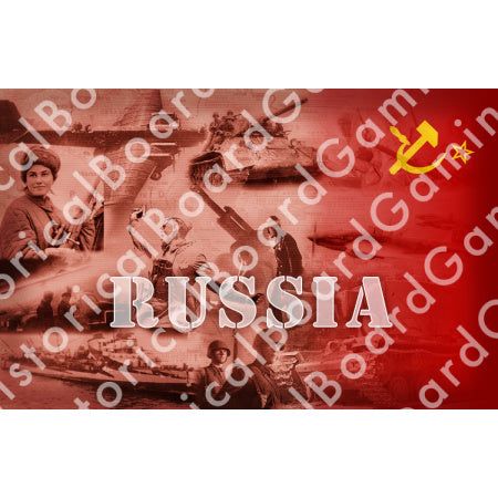 HBG Battle Labels-Russia w/ Flag
