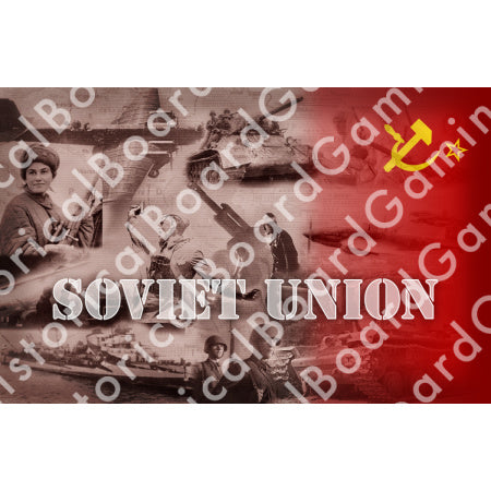 HBG Battle Labels-Soviet Union w/ Flag