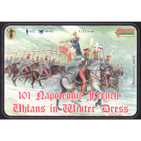 1/72 Napoleonic French Uhlans in Winter Uniform (STR)