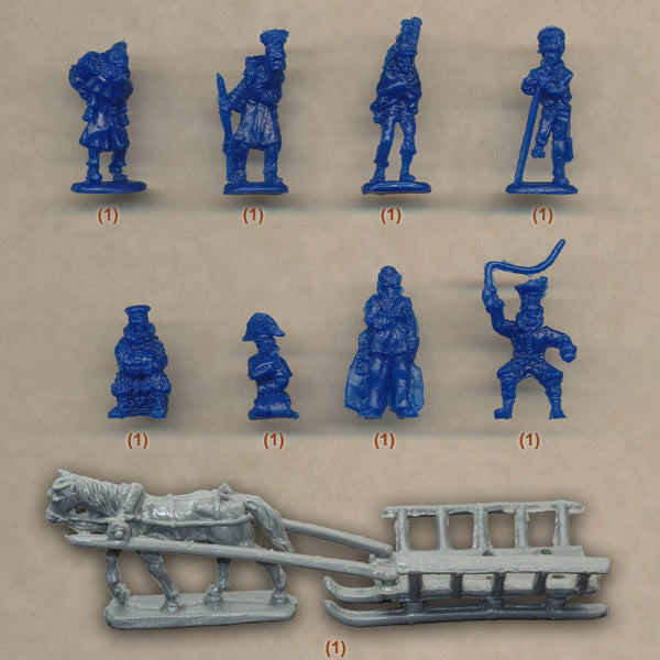 1/72 Napoleonic French Army Sledge Train 1 (STR)