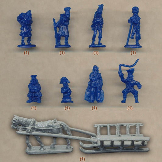 1/72 Napoleonic French Army Sledge Train 1 (STR)