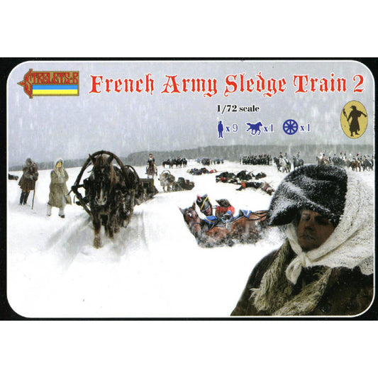 1/72 Napoleonic French Army Sledge Train 2 (STR)