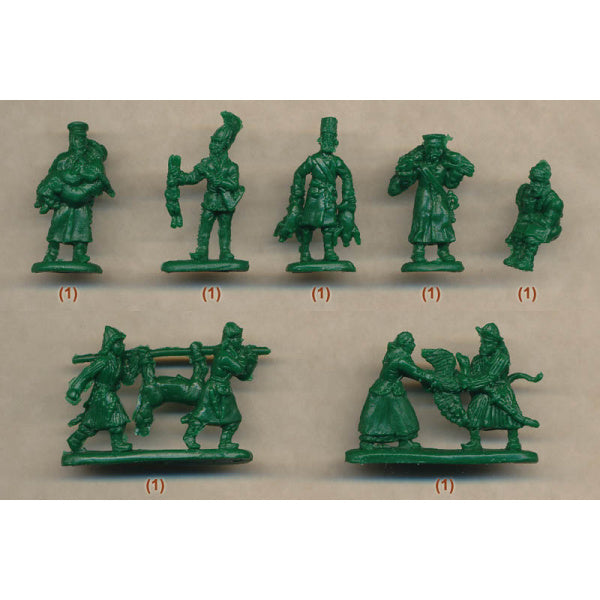 1/72 Napoleonic Russian Army Sledge Train 1 (STR)