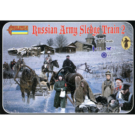 1/72 Napoleonic Russian Army Sledge Train 2 (STR)