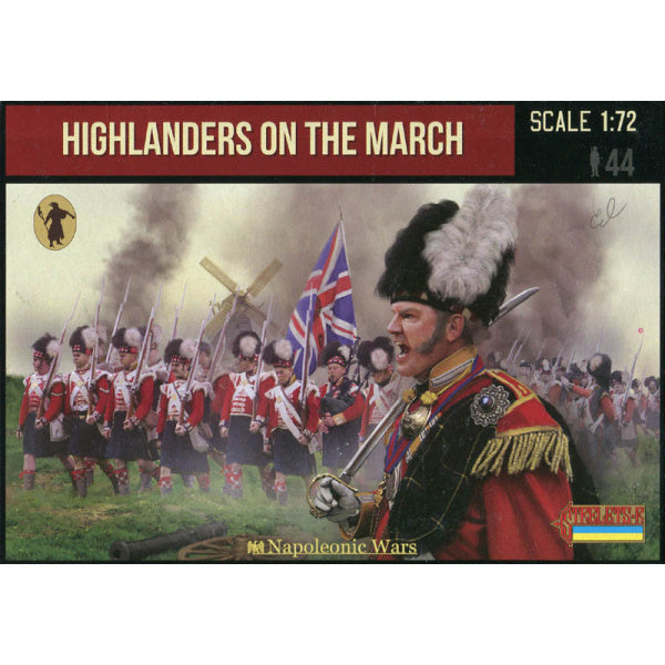 1/72 Napoleonic Highlanders on the March (STR)