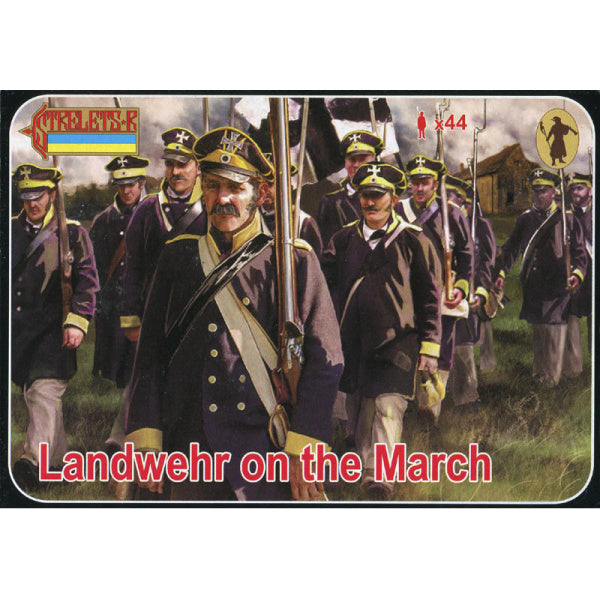 1/72 Napoleonic Landwehr on the March (STR)