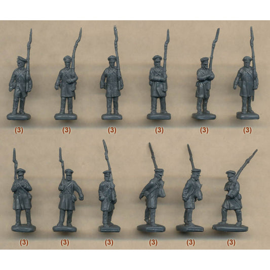 1/72 Napoleonic Landwehr on the March (STR)